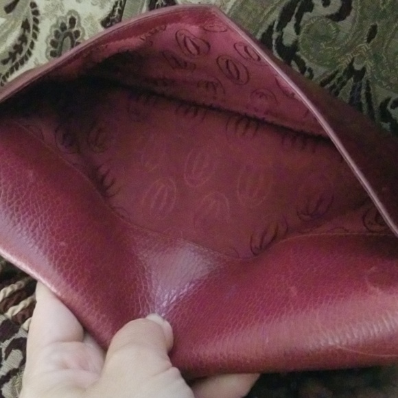 Must de Cartier Paris flap clutchgreat leather bag in great vintage condition, - Picture 6 of 16